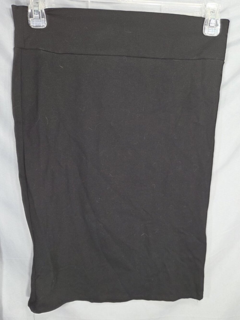 Vintage Double Take Black Pull On Straight Pencil Skirt Size Medium